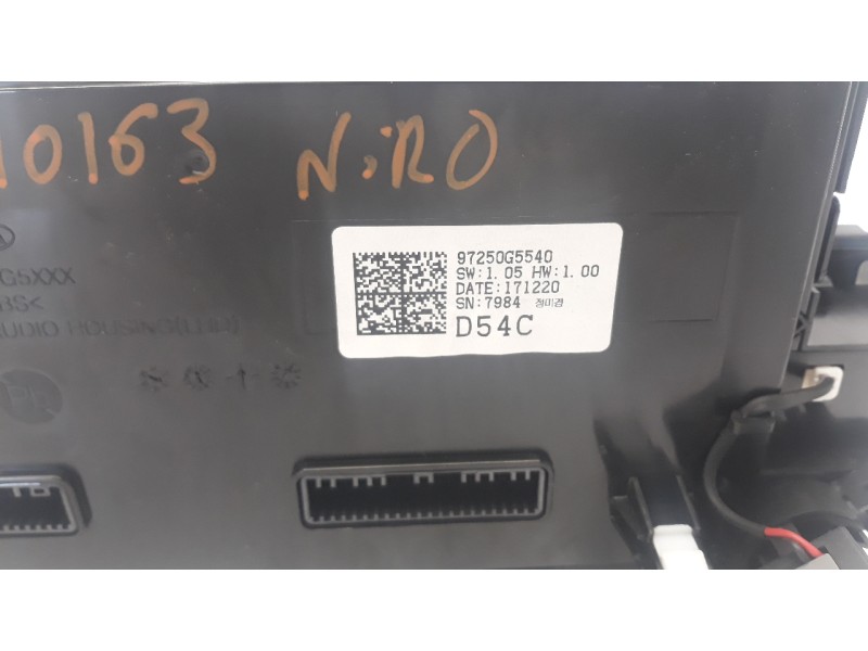 Recambio de mando climatizador para kia niro referencia OEM IAM 97250G5540  