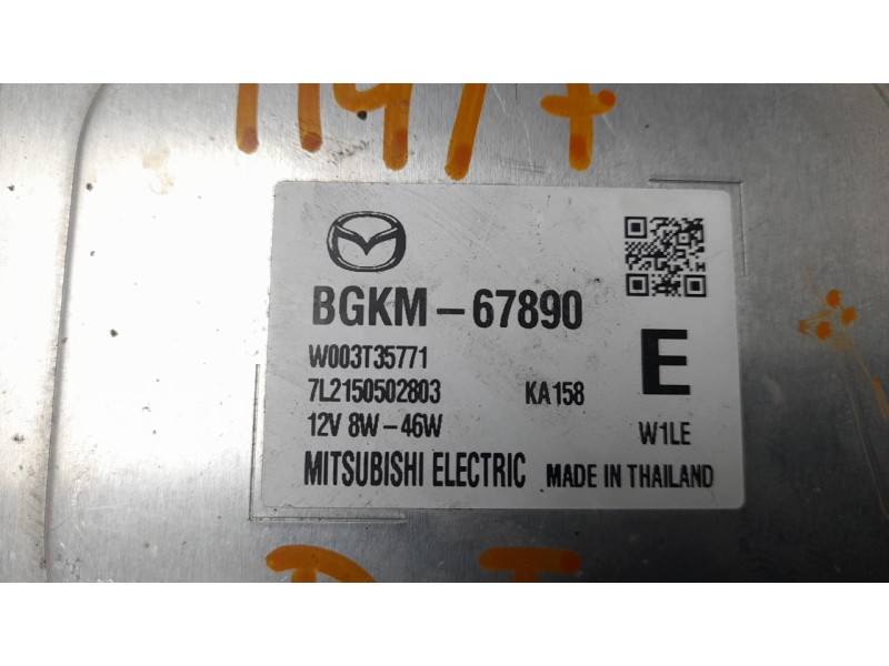 Recambio de centralita luces para mazda 3 berlina (bp) evolution referencia OEM IAM BGKM67890  