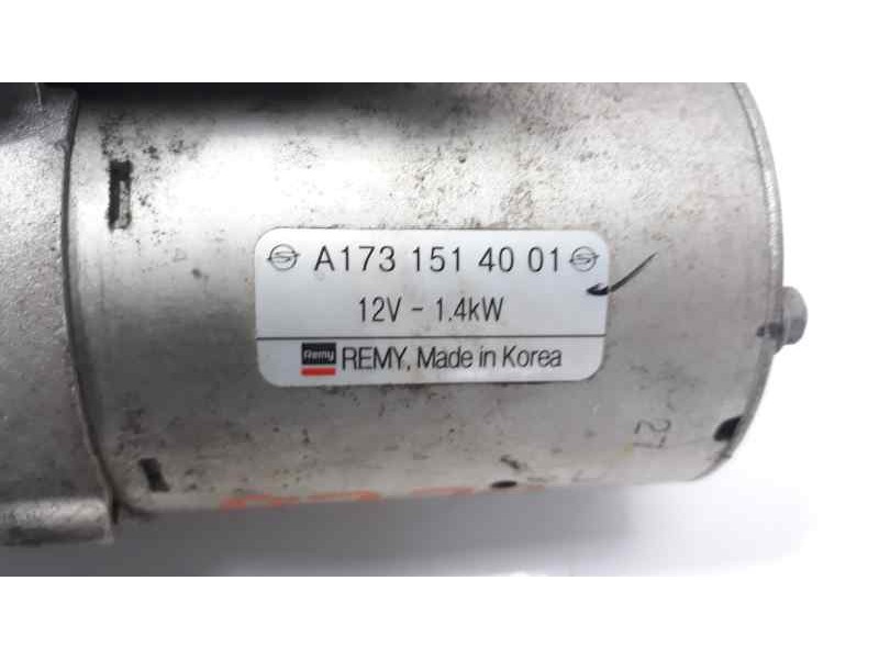 Recambio de motor arranque para ssangyong xlv 1.6 cat referencia OEM IAM A1731514001  