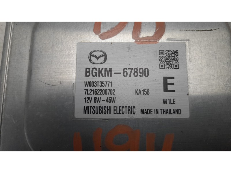 Recambio de centralita luces para mazda 3 sedán (bp) evolution referencia OEM IAM BGKM67890  