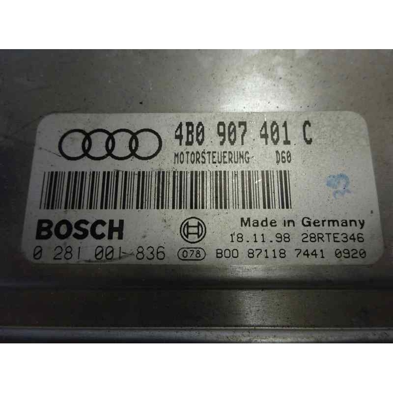 Recambio de centralita motor uce para audi a6 berlina (4b2) 2.5 tdi referencia OEM IAM 4B0907401C 0281001836 