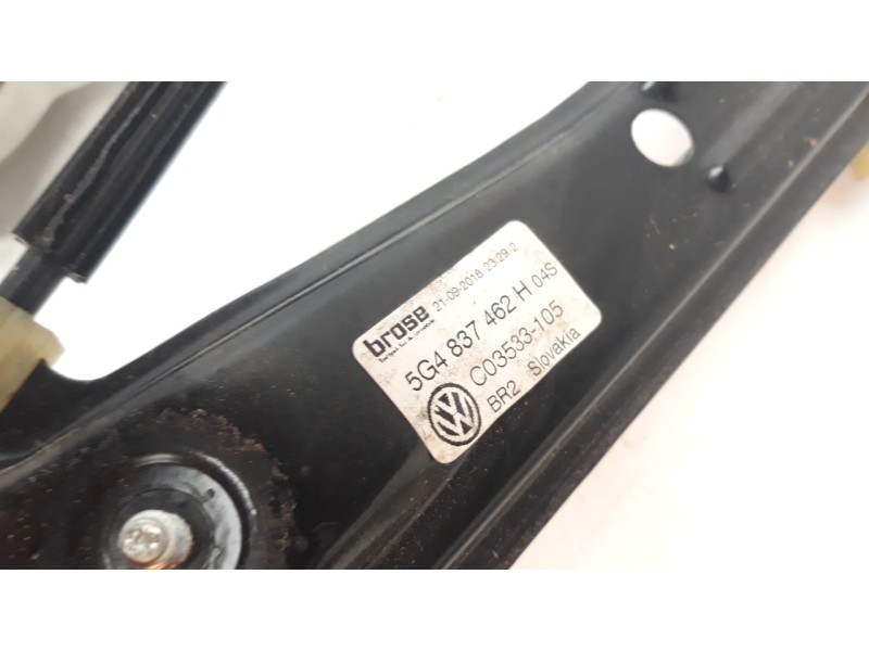 Recambio de elevalunas delantero derecho para volkswagen golf vii lim. (bq1) 1.0 tsi referencia OEM IAM 5G4837462H 106236215 113