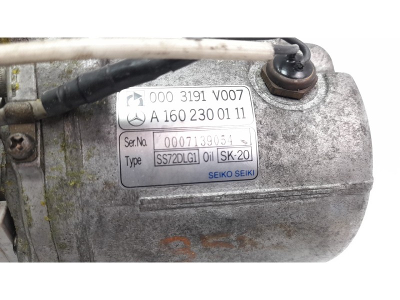 Recambio de compresor aire acondicionado para smart coupe passion referencia OEM IAM A1602300111 32957 CAF901067