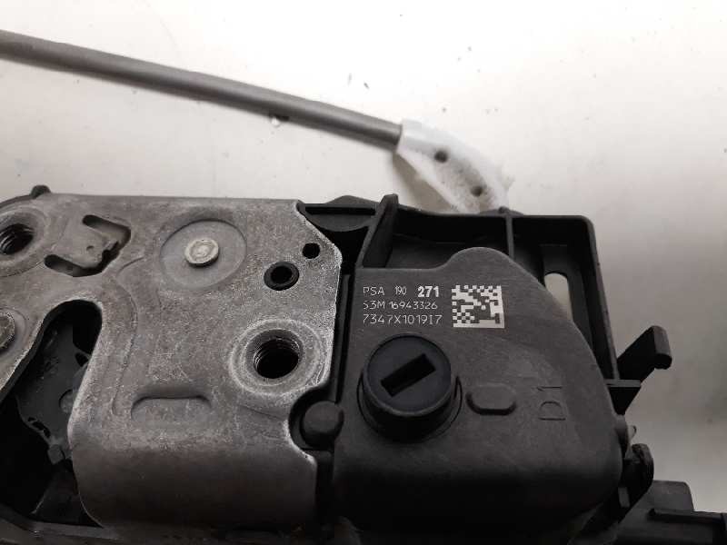 Recambio de cerradura puerta delantera derecha para citroen c-elysée feel referencia OEM IAM 9819027180  
