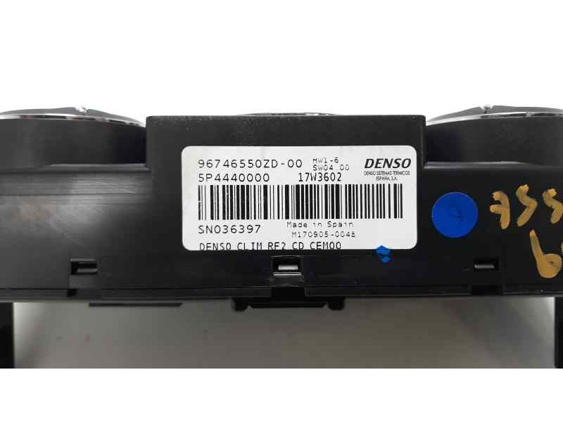 Recambio de mando climatizador para citroen c-elysée feel referencia OEM IAM 96746550ZD  