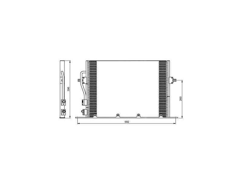 Recambio de condensador / radiador aire acondicionado para ford mondeo berlina (gd) glx referencia OEM IAM 97BW19710AF 35196 