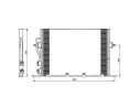 CONDENSADOR / RADIADOR AIRE ACONDICIONADO 97BW19710AF 97BW19710AF 35196