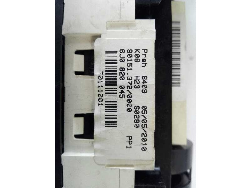 Recambio de mando calefaccion / aire acondicionado para seat ibiza sc (6j1) reference referencia OEM IAM 6J0820045  