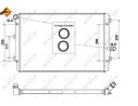 CONDENSADOR / RADIADOR AIRE ACONDICIONADO 3C0820411G 3C0820411G 1148FC351317541V 35614