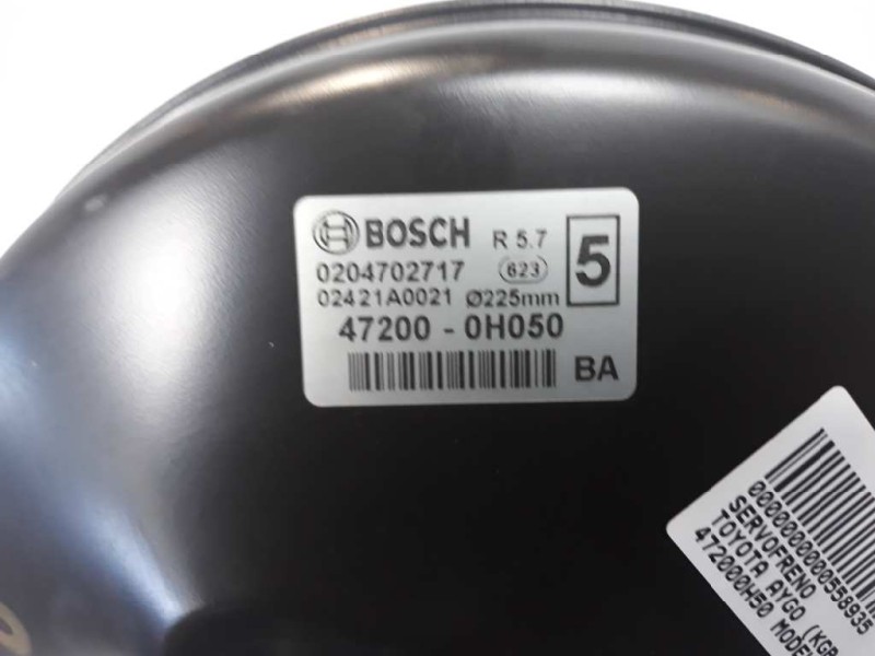 Recambio de servofreno para toyota aygo (kgb/wnb) city referencia OEM IAM 472000H050 0204702717 