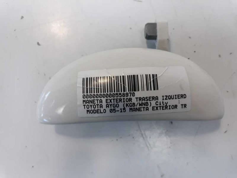 Recambio de maneta exterior trasera izquierda para toyota aygo (kgb/wnb) city referencia OEM IAM 692400H011  