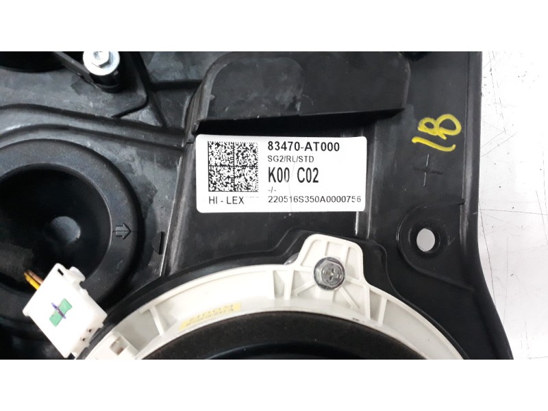 Recambio de elevalunas trasero izquierdo para kia niro (sg2) hybrid concept referencia OEM IAM 83470AT000  