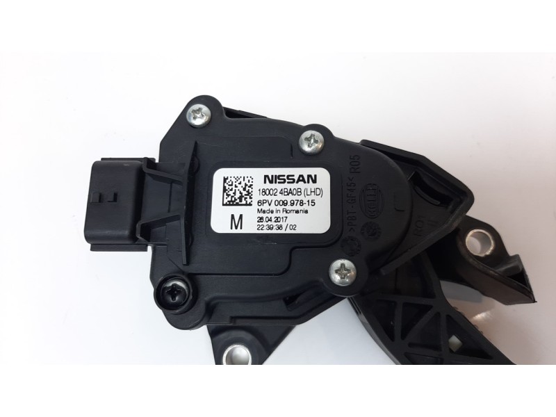 Recambio de potenciometro pedal para nissan qashqai (j11) 1.2 16v cat referencia OEM IAM 180024BA0B 6PV00997815 