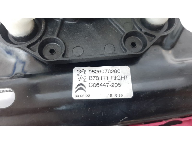 Recambio de elevalunas delantero derecho para citroen c4 grand picasso 1.5 blue-hdi fap referencia OEM IAM 9826076280 106075615 