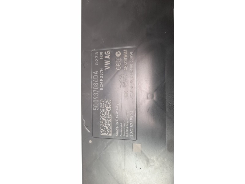 Recambio de modulo electronico para audi a1 sportback (gba) 25 tfsi adrenalin referencia OEM IAM 5Q0937084DA  