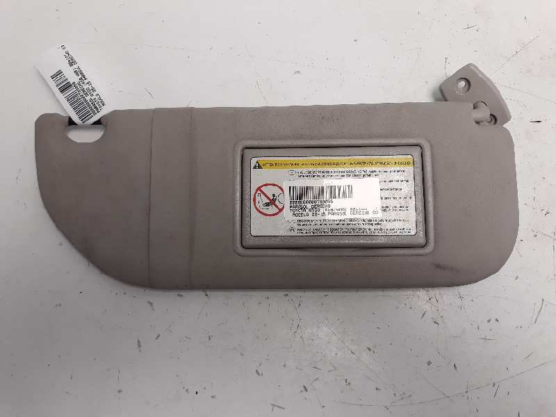 Recambio de parasol derecho para toyota aygo (kgb/wnb) básico referencia OEM IAM   