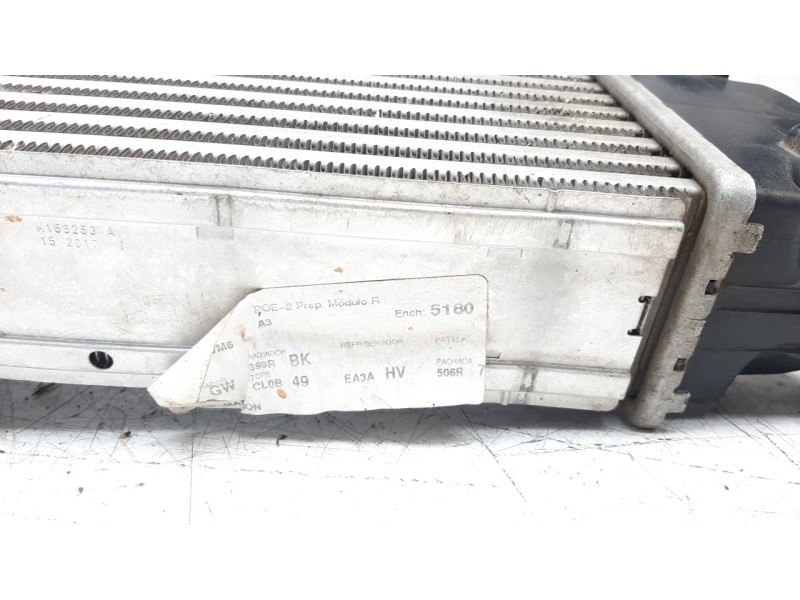 Recambio de intercooler para renault kadjar 1.5 dci diesel fap energy referencia OEM IAM 144614EA1B 30973 