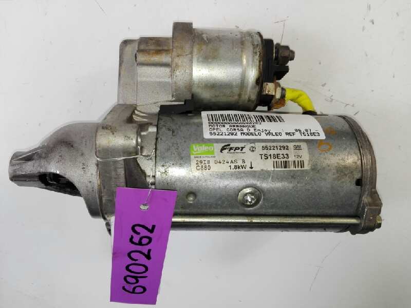 Recambio de motor arranque para opel corsa d enjoy referencia OEM IAM 55221292 ARF230251 S54088