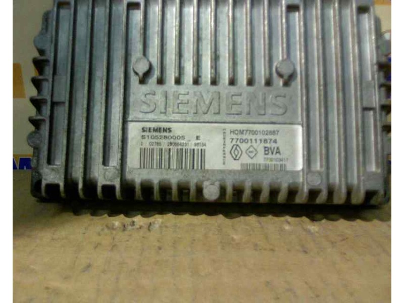 Recambio de centralita motor uce para renault clio ii fase i (b/cbo) 1.6 referencia OEM IAM 7700102887 7700111874 S105280005