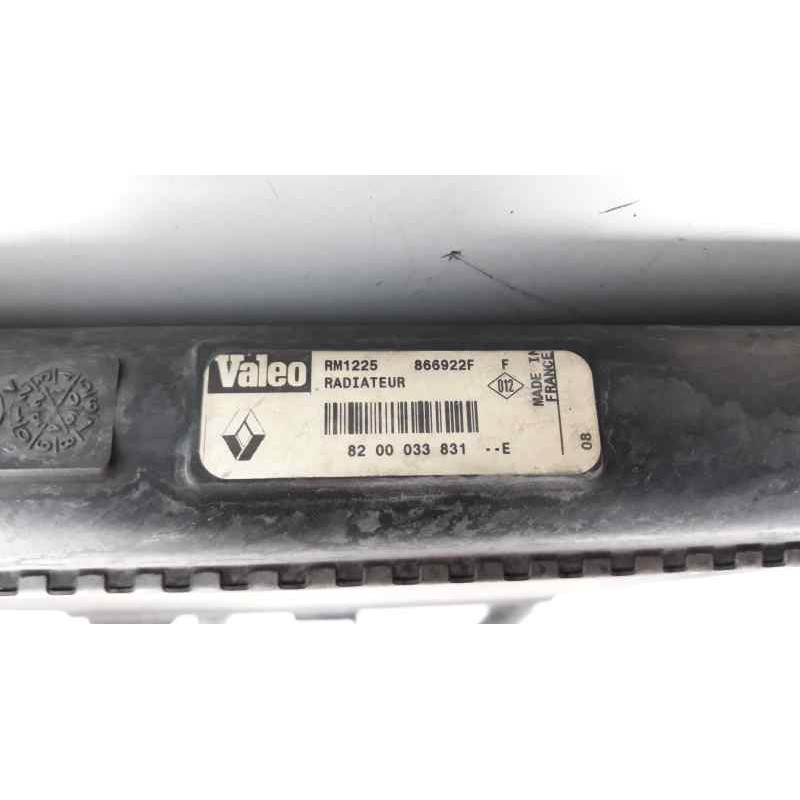 Recambio de radiador agua para renault clio ii fase ii (b/cb0) 1.5 dci diesel referencia OEM IAM 8200033831  