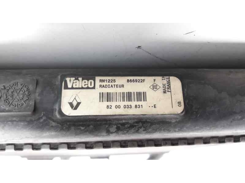 Recambio de radiador agua para renault clio ii fase ii (b/cb0) 1.5 dci diesel referencia OEM IAM 8200033831  