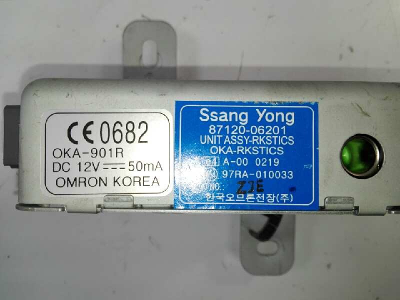 Recambio de modulo electronico para ssangyong korando 2.9 turbodiesel cat referencia OEM IAM 8712006201  
