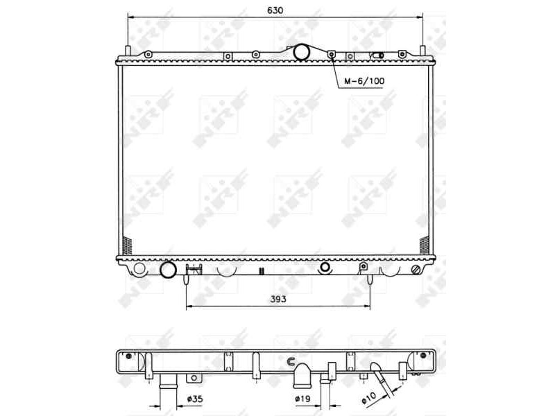 Recambio de radiador agua para volvo s40 berlina 1.6 referencia OEM IAM 8601843 509517 