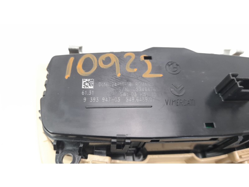 Recambio de mando luces para bmw serie 3 gran turismo (f34) 2.0 16v turbodiesel referencia OEM IAM 939394703  