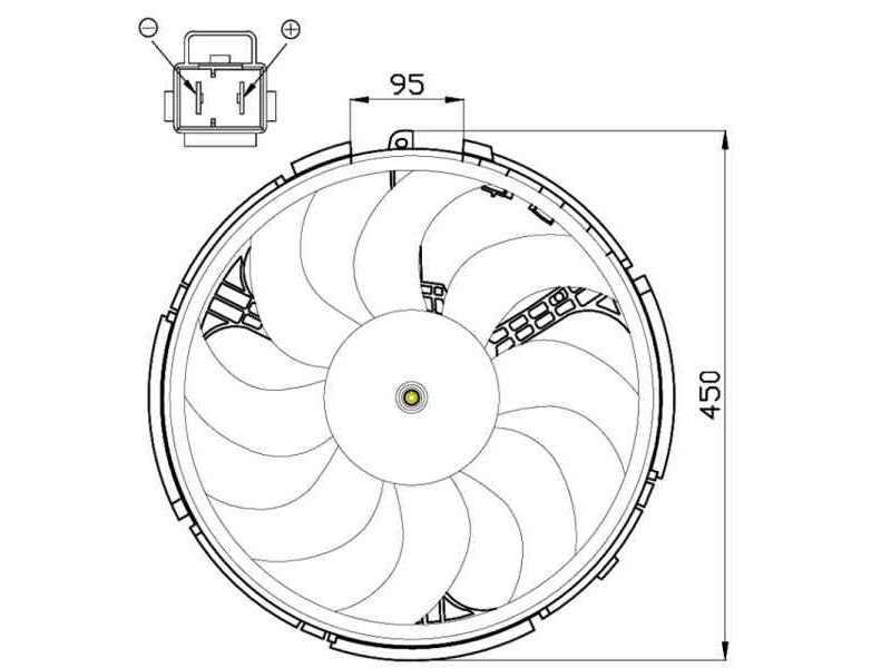Recambio de electroventilador para fiat stilo (192) 1.9 jtd / 1.9 jtd 115 dynamic referencia OEM IAM 0046723520 47507 