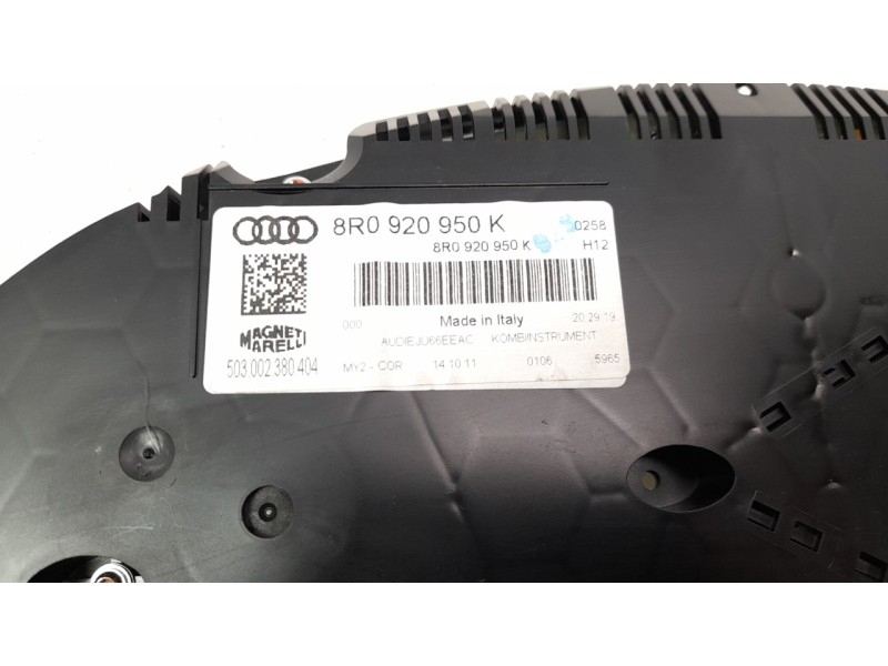 Recambio de cuadro instrumentos para audi q5 (8r) 2.0 16v tfsi referencia OEM IAM 8R0920950K  