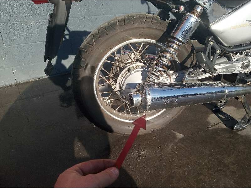 Recambio de tubo escape trasero para guzzi nevada nevada 750 referencia OEM IAM GU31122960  