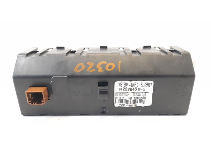Recambio de pantalla multifuncion para citroen jumpy fugón confort xl referencia OEM IAM 9822264580  