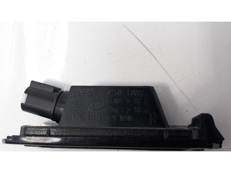 Recambio de piloto matricula para kia niro referencia OEM IAM 92502F6000  