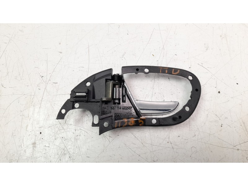 Recambio de maneta interior trasera derecha para seat toledo (1m2) 1.9 tdi referencia OEM IAM 1M0837114  