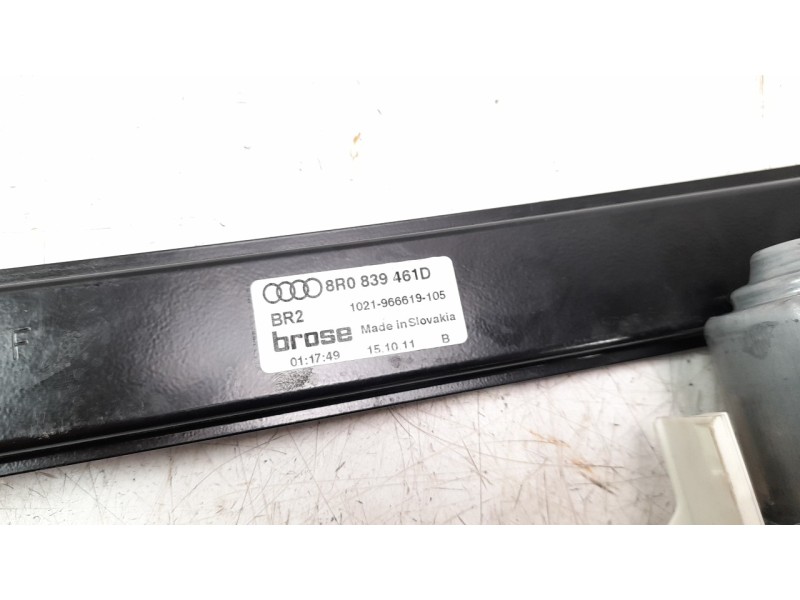 Recambio de elevalunas trasero izquierdo para audi q5 (8r) 2.0 16v tfsi referencia OEM IAM 8R0839461D  