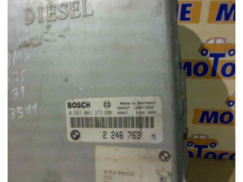 Recambio de centralita motor uce para bmw serie 5 berlina (e39) 2.5 turbodiesel cat referencia OEM IAM 2246763 2246763 
