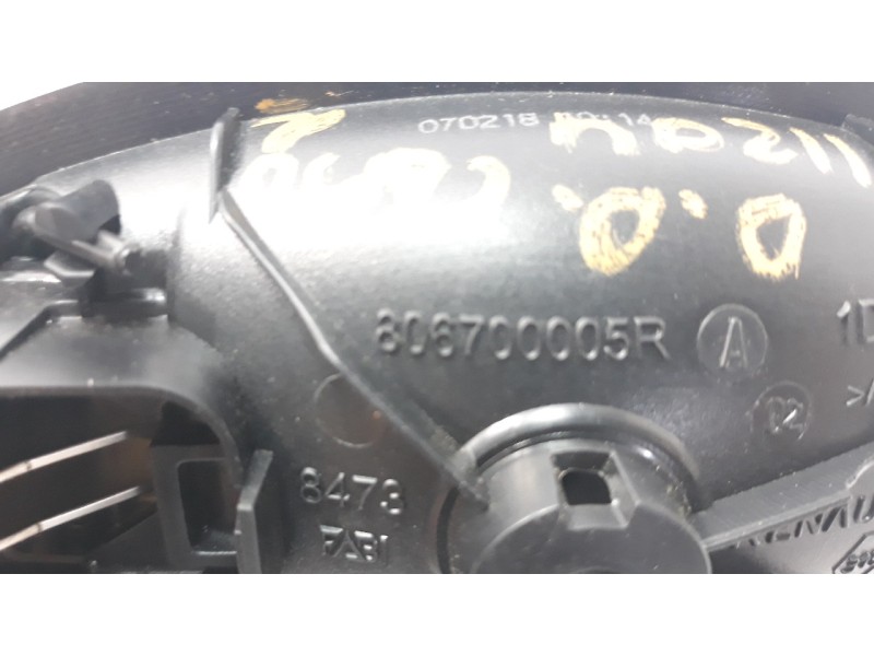 Recambio de maneta interior delantera derecha para renault captur 1.5 dci diesel fap referencia OEM IAM 806700005R  