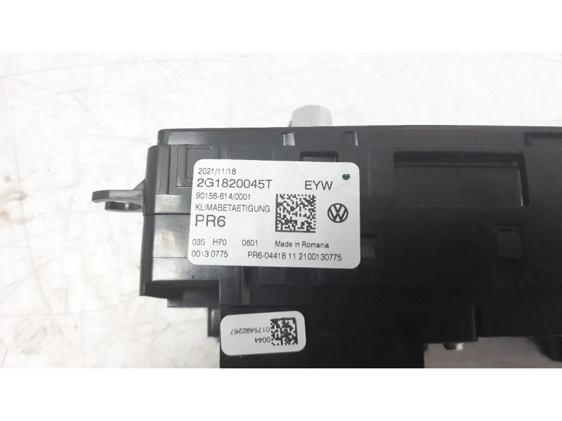 Recambio de mando climatizador para volkswagen polo 1.0 tsi referencia OEM IAM 2G1820045T  