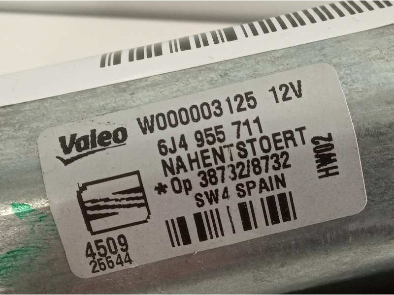 Recambio de motor limpia trasero para seat ibiza (6j5) stylance / style referencia OEM IAM 6J4955711 W00000125 