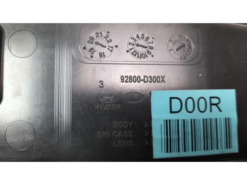 Recambio de luz interior para hyundai tucson 1.6 crdi cat referencia OEM IAM 92800D3000TRY  