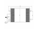 CONDENSADOR / RADIADOR AIRE ACONDICIONADO 3B0260401 3B0260401 35359