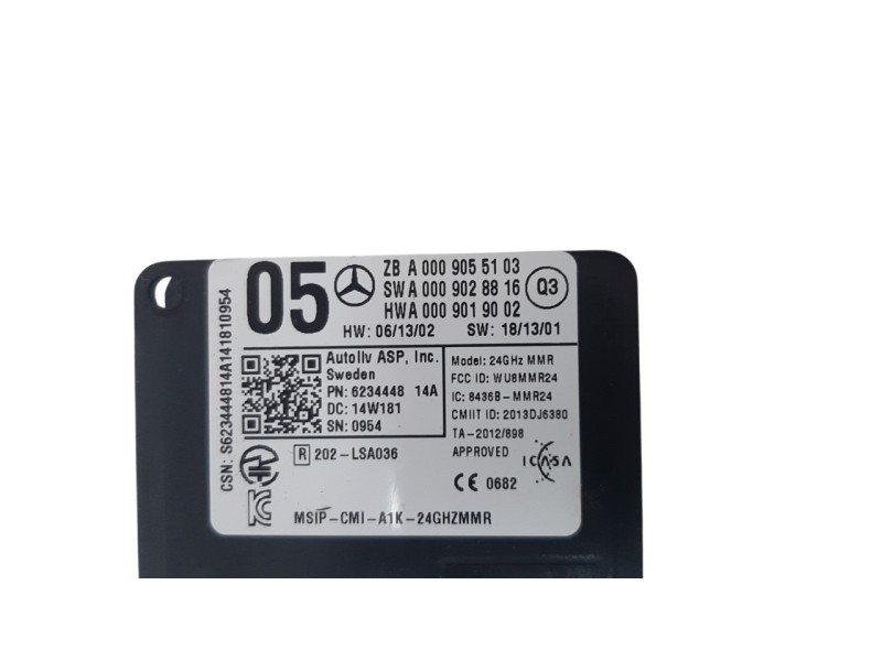 Recambio de modulo electronico para mercedes-benz clase a (w176) 1.8 cdi cat referencia OEM IAM A009055103 A0009028816 A00090190