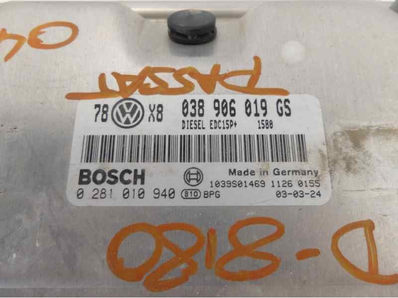 Recambio de centralita motor uce para volkswagen passat berlina (3b3) 1.9 tdi referencia OEM IAM 0389060196S 0281010940 