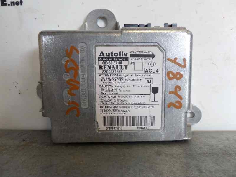 Recambio de centralita airbag para renault scenic ii confort expression referencia OEM IAM 8200321999 603602700 
