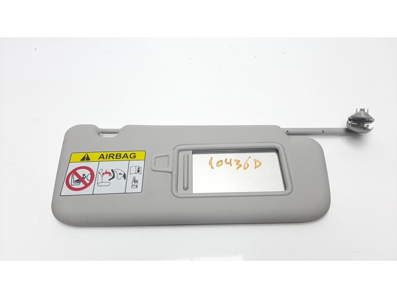 Recambio de parasol derecho para hyundai kona referencia OEM IAM 928923S000TTX  