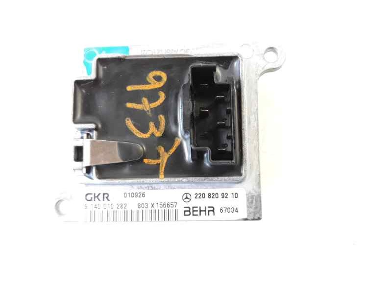 Recambio de resistencia calefaccion para mercedes-benz clase m (w163) 400 cdi (163.128) referencia OEM IAM 2208209210 9140010282