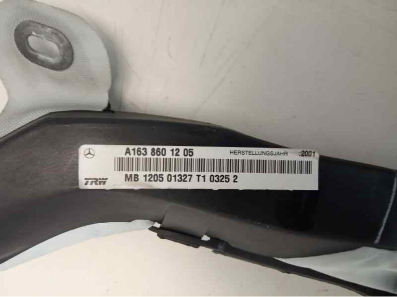 Recambio de airbag cortina delantero izquierdo para mercedes-benz clase m (w163) 400 cdi (163.128) referencia OEM IAM 1638601105