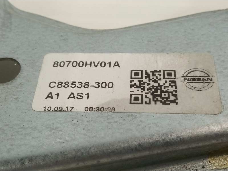 Recambio de elevalunas delantero derecho para nissan qashqai (j11) 1.5 turbodiesel cat referencia OEM IAM 80700HV01A  