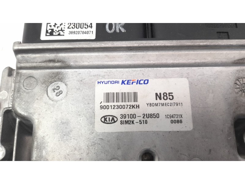 Recambio de centralita motor uce para kia stonic (ybcuv) 1.6 crdi cat referencia OEM IAM 391002U850  