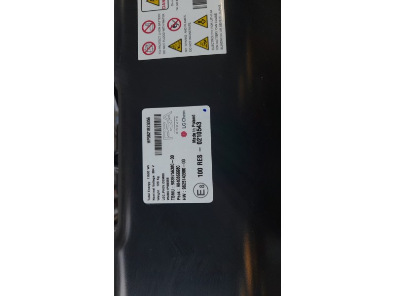 Recambio de bateria para peugeot 508 hybrid 180 allure referencia OEM IAM 9839756380  